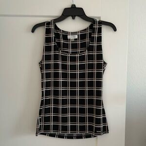 Calvin Klein Plaid Top